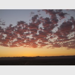 Namibian sunset - Namibia, 2012